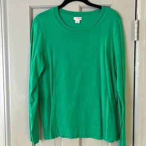 J Crew teddy sweater - crew neck size medium